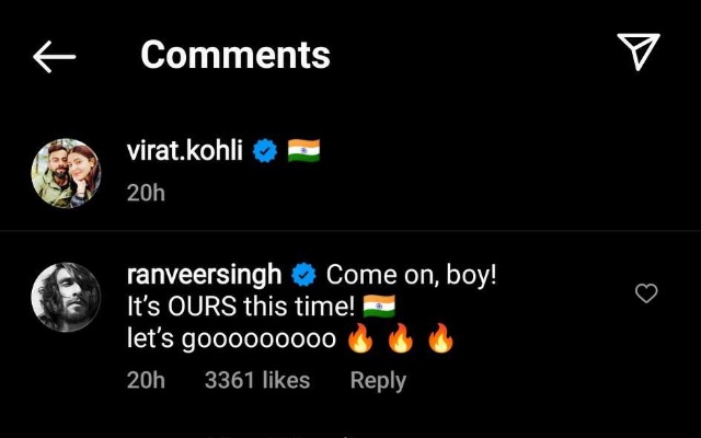 Ranveer Singh comment