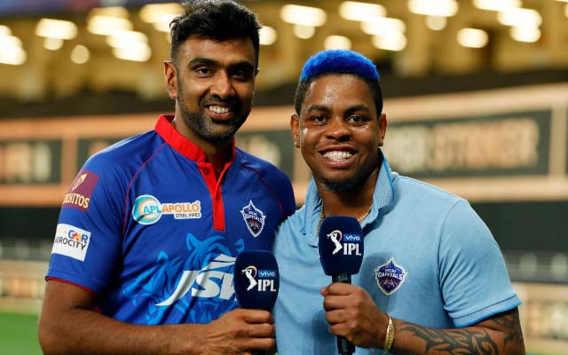 Ravi Ashwin and Shimron Hetmyer