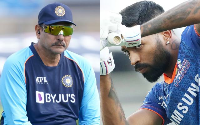 Ravi Shastri and Hardik Pandya