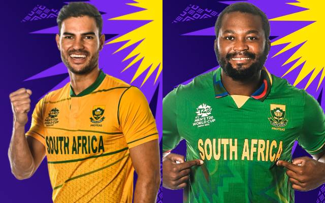 South Africa jersey for T20 World Cup 2021