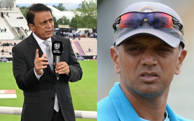 Sunil Gavaskar and Rahul Dravid