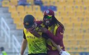 Chris Gayle and Mitchell Marsh