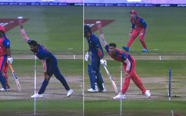 Jasprit Bumrah and Naveen-ul-Haq