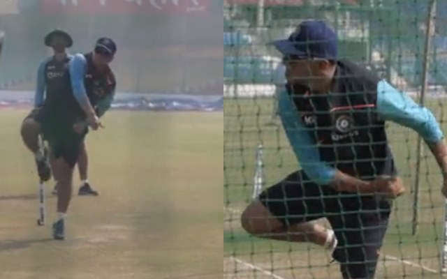 Rahul Dravid bowling