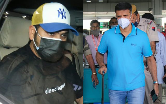 Rohit Sharma and Rahul Dravid
