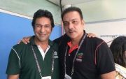 Wasim Akram and Ravi Shastri