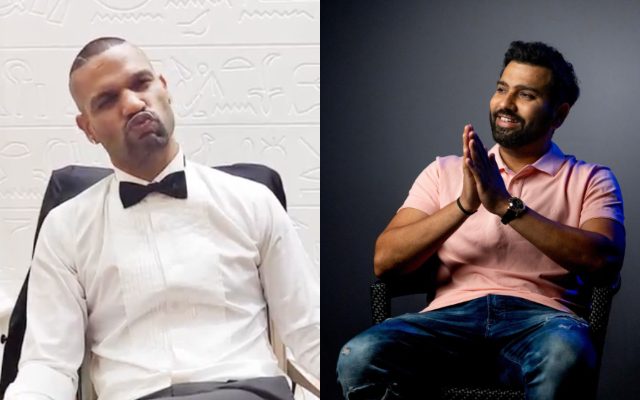 Shikhar Dhawan and Rohit Sharma