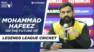 Legends League Cricket 2022 | Match 2 | World Giants vs Asia Lions | Mohammad Hafeez's conference