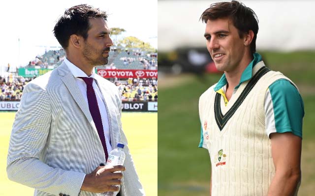 Mitchell Johnson and Pat Cummins