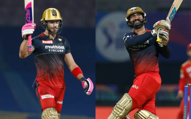 Faf du Plessis and Dinesh Karthik