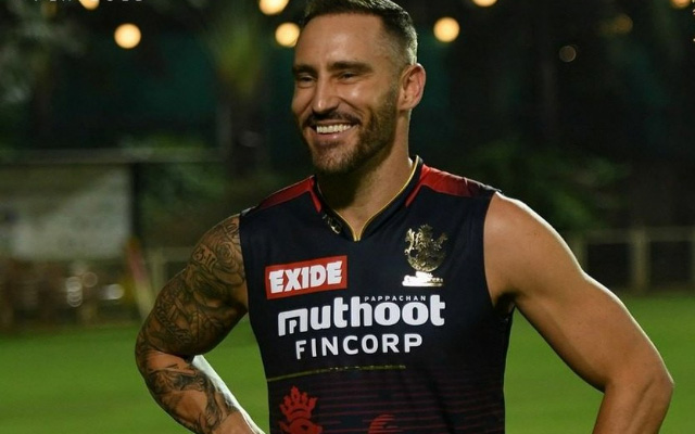 RCB captain Faf du Plessis