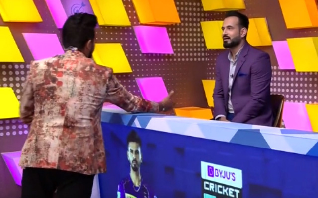 प्री मैच शो में इरफान पठान और सुरेश रैना