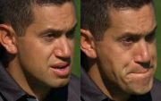 Ross Taylor gets emotional during the National anthem