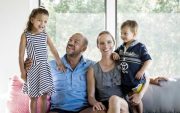 Andrew Symonds and his family