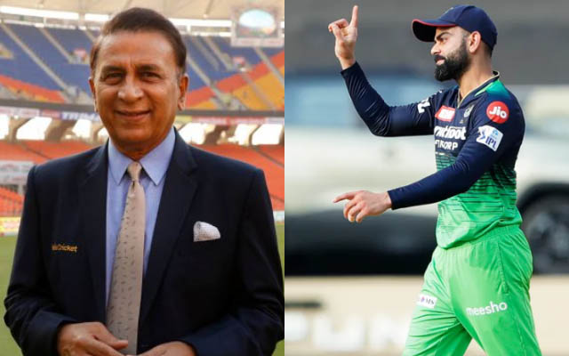 Virat Kohli and Sunil Gavaskar