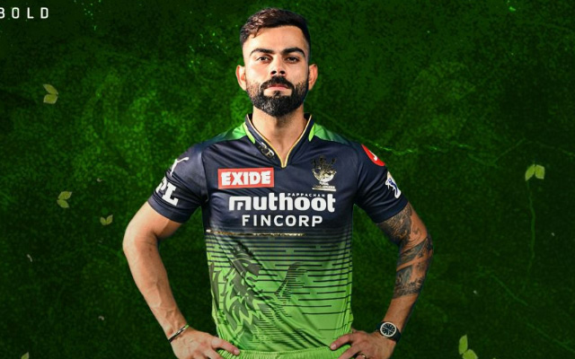 Virat Kohli in Go Green Jersey