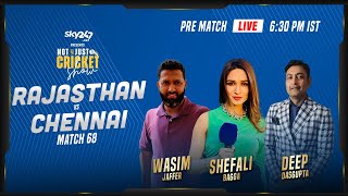 Indian T20 League, Match 68, Chennai vs Rajasthan- Pre-Match Live Show 'Not Just Cricket'