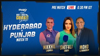 Indian T20 league, Match 70, Hyderabad vs Punjab- Pre-match live show 'Not Just Cricket'