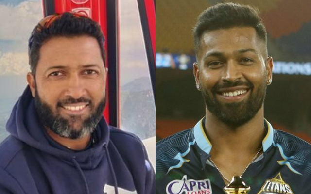 Hardik Pandya and Wasim Jaffer