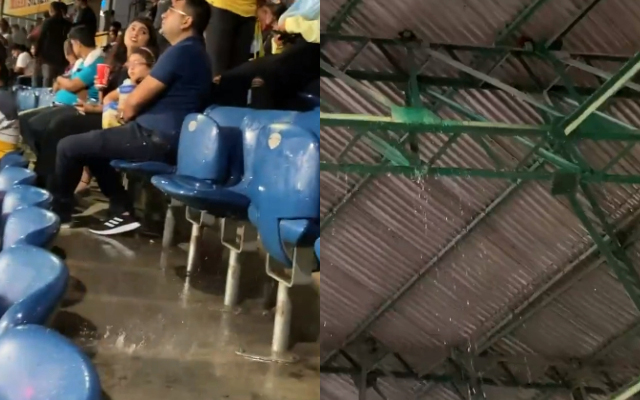 Water Leakage From Bengaluru’s Chinnaswamy Stadium Roof