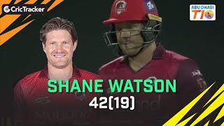 Shane Watson's 42(19) | Sindhis vs Rajputs | Abu Dhabi T10 League