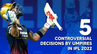 5 umpiring decisions that sparked controversy in IPL 2022