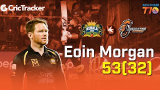 Eoin Morgan's blasting 53(32) | Kerala Kings vs Maratha Arabians | T10 League 2017