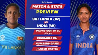 Sri Lanka-W vs India-W, 1st ODI: Predicted Playing XIs & Stats Preview