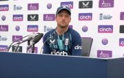 Jos Buttler interacts with the press after the first India vs England ODI