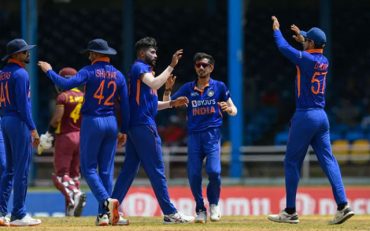 Team India against West Indies