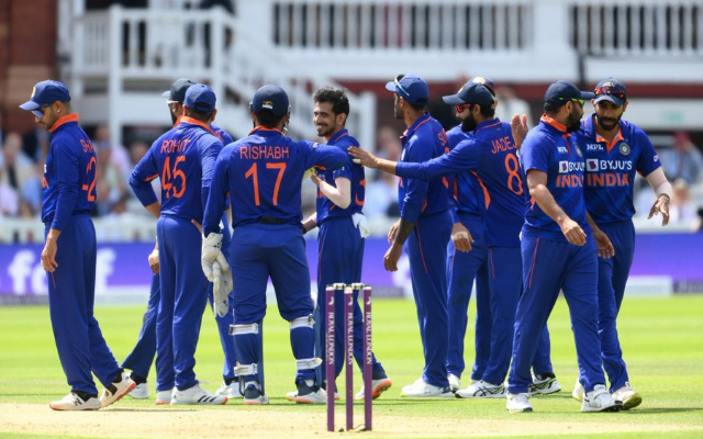 Team India in second ODI against England