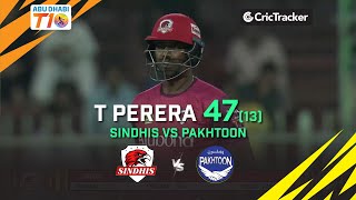 Pakhtoon vs Sindhis | Thisara Perera 47(13) | Abu Dhabi T10 League