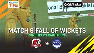 Pakhtoon vs Sindhis | Fall Of Wickets | Abu Dhabi T10 League Season 2