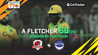 Pakhtoon vs Sindhis | Andre Fletcher 68(29) | Abu Dhabi T10 League