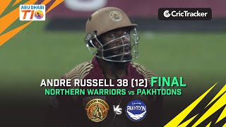 Northern Warriors vs Pakhtoons | Andre Russell 38(12) | Abu Dhabi T10 Season 2
