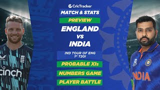 England vs India - 1st T20I Match Stats, Predicted Playing XI and Previews