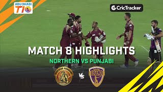 Northern Warriors vs Punjabi Legends | Full Match 8 Highlights | Abu Dhabi T10 League Season 2