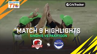Pakhtoon vs Sindhis | Full Match 9 Highlights | Abu Dhabi T10 League Season 2
