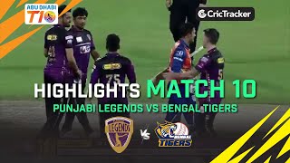 Punjabi Legends vs Bengal Tigers | Full Match 10 Highlights | Abu Dhabi T10 League Season 2