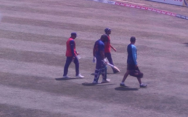 Captain Rohit Sharma walking off the field during the 3rd T20I against West Indies
