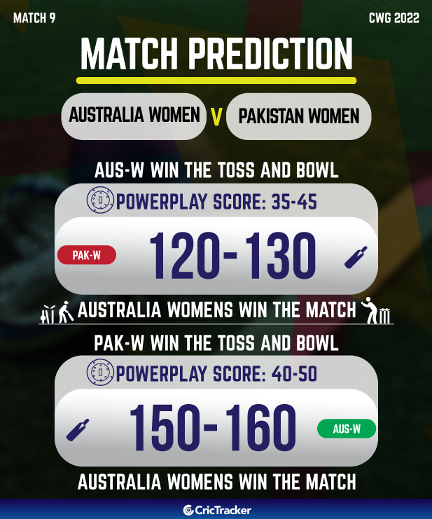 australia vs pakistan who will win today cwg cricket match prediction