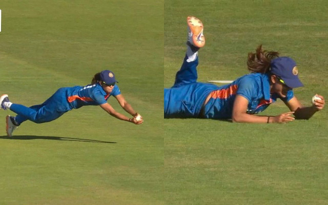 Radha Yadav's stunner to dismiss McGrath