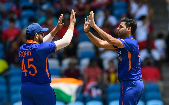 Rohit Sharma and Bhuvneshwar Kumar